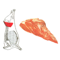 DAGING KERBAU IMPORT (INDIA) * (RUMP)