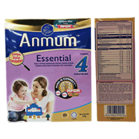 REFILL ANMUM ESSENTIAL LANGKAH 4 PERISA ASLI (TANPA GULA TAMBAHAN) - KOTAK